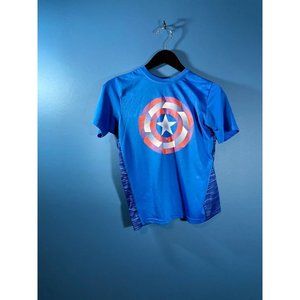 Captain America - Avengers Boys' Boy Short Sleeve Graphic T-Shirt - Size XL